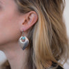 Drive me Chrysoprase Silver Earrings - Alice & Chains Jewelry, Houston Jewelry Designer