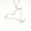 New York State Necklace - Alice & Chains Jewelry, Houston Jewelry Designer