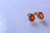 Mandarin Garnet Earrings - Alice & Chains Jewelry, Houston Jewelry Designer