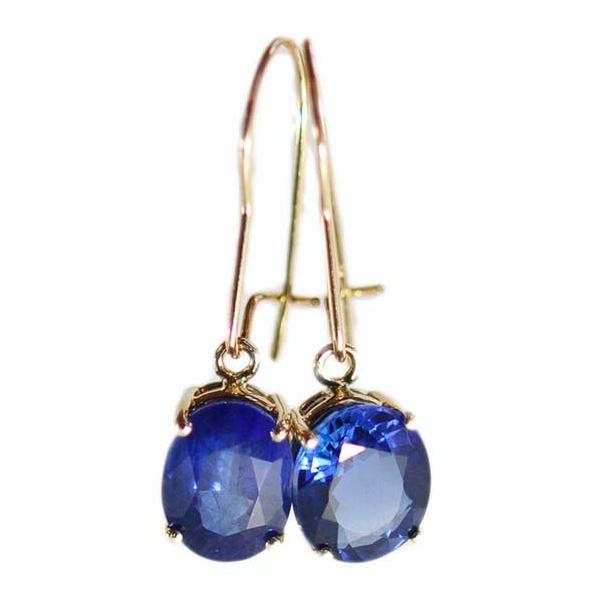 Sapphire Earrings - Alice & Chains Jewelry, Houston Jewelry Designer