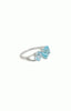 Double Oval Topaz Silver Ring - Alice & Chains Jewelry, Houston Jewelry Designer