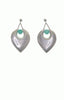 Drive me Chrysoprase Silver Earrings - Alice & Chains Jewelry, Houston Jewelry Designer