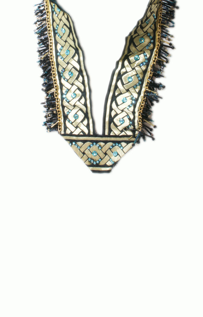 Popped Collar Necklace - Alice & Chains Jewelry, Houston Jewelry Designer