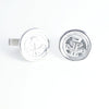 Custom Silver Cufflinks - Alice & Chains Jewelry, Houston Jewelry Designer