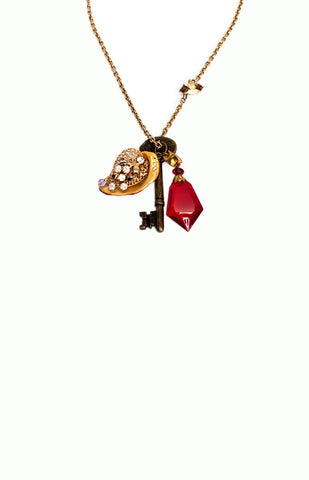 Key to My Heart Necklace - Alice & Chains Jewelry, Houston Jewelry Designer
