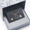 Silver Diamond Missouri State Necklace - Alice & Chains Jewelry, Houston Jewelry Designer