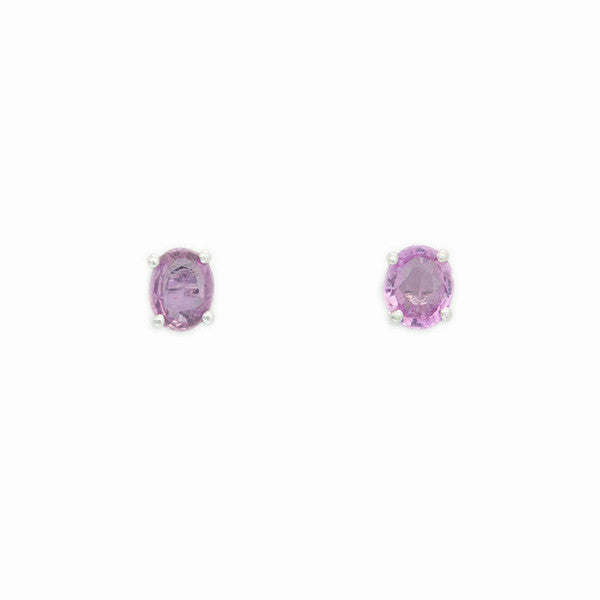 Pink Sapphire Earrings - Alice & Chains Jewelry, Houston Jewelry Designer