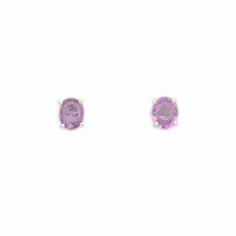 Pink Sapphire Earrings - Alice & Chains Jewelry, Houston Jewelry Designer