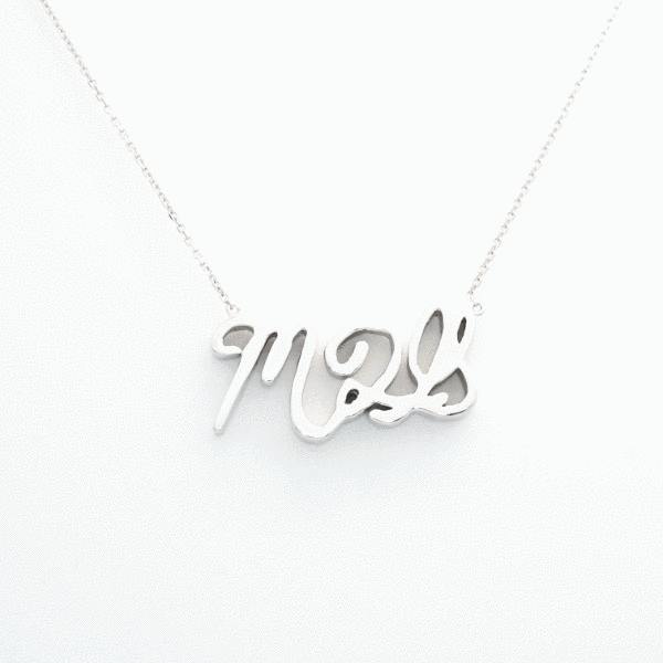 Sign Here Pendant - Alice & Chains Jewelry, Houston Jewelry Designer
