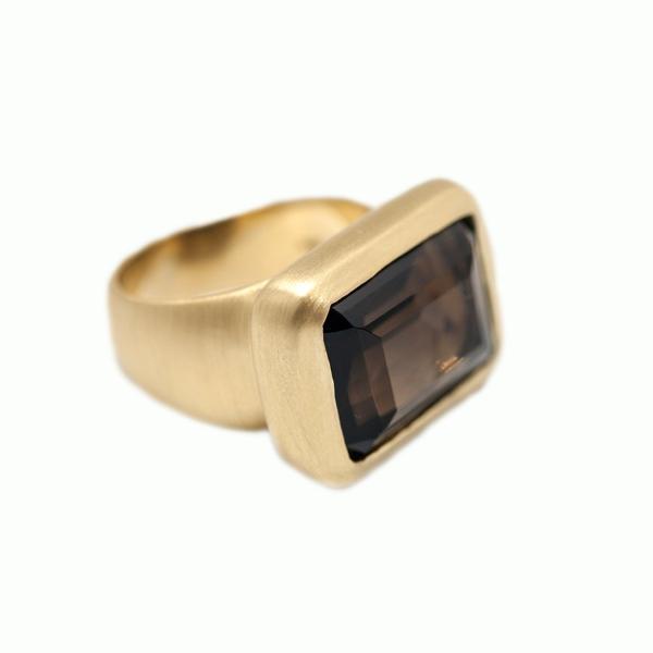 Smoky Topaz Ring - Alice & Chains Jewelry, Houston Jewelry Designer