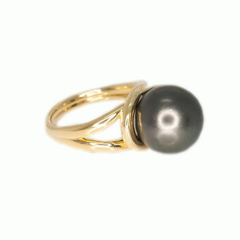 Tahitian Pearl Ring - Alice & Chains Jewelry, Houston Jewelry Designer