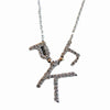 Diamond and Gold Initial Pendants - Alice & Chains Jewelry, Houston Jewelry Designer