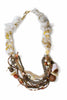 Wood and Lace Necklace - Alice & Chains Jewelry, Houston Jewelry Designer